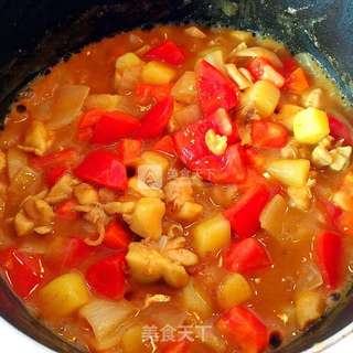 #ACA烘焙明星大赛#番茄土豆焗鸡肉的做法步骤:9
