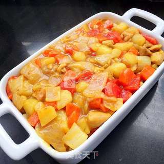 #ACA烘焙明星大赛#番茄土豆焗鸡肉的做法步骤:10