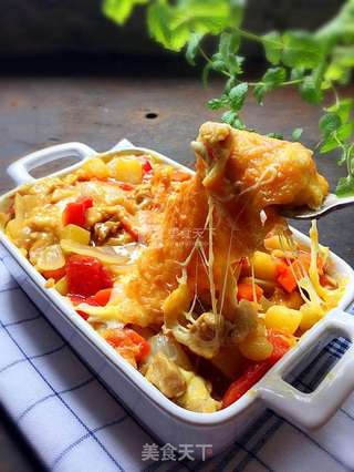 #ACA烘焙明星大赛#番茄土豆焗鸡肉的做法步骤:15