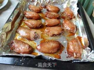 #ACA烘焙明星大赛#酒香蜜汁烤翅的做法步骤:7