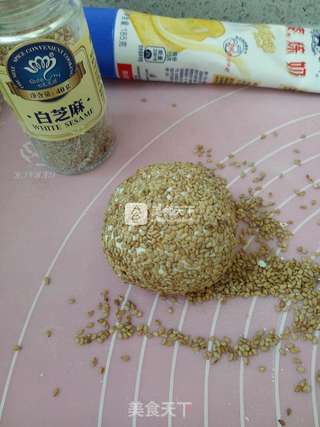 麻团的做法步骤:7