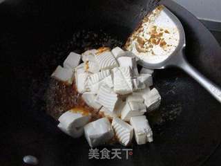 蟹黄膏焗豆腐的做法步骤：5