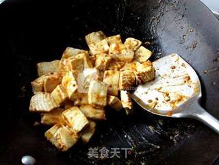 蟹黄膏焗豆腐的做法步骤：6
