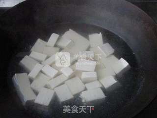 蟹黄膏焗豆腐的做法步骤：2