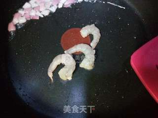 #ACA烘焙明星大赛#菠萝焗饭的做法步骤:3