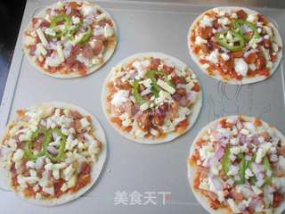 #ACA烘焙明星大赛# 迷你披萨的做法步骤：14