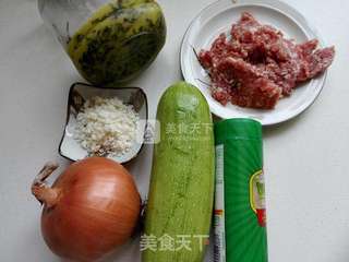 #ACA烘焙明星大赛#烤西葫芦酿肉的做法步骤：1