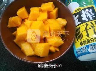 芒果椰汁西米露的做法步骤:3