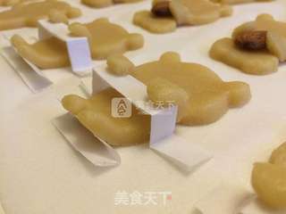 #ACA烘焙明星大赛#轻松熊杯缘子/抱杏仁饼干的做法步骤:12