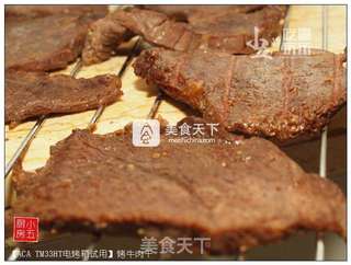 #ACA烘焙明星大赛#烤牛肉干的做法步骤:7
