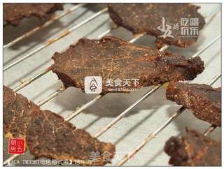 #ACA烘焙明星大赛#烤牛肉干的做法步骤:9