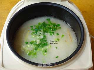 鲜甜元贝粥的做法步骤:7