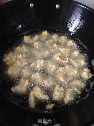 菠萝咕噜肉的做法步骤:5