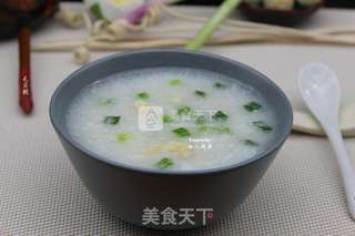 鲜甜元贝粥的做法步骤:9