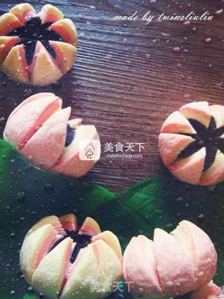 #ACA烘焙明星大赛#荷花酥的做法步骤:25