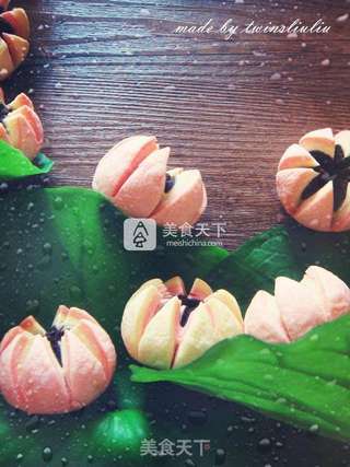 #ACA烘焙明星大赛#荷花酥的做法步骤:29