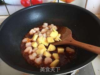 凤梨虾球的做法步骤:9