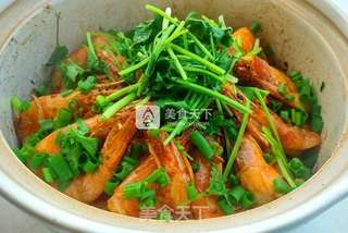 干锅香辣厄瓜多尔虾 南美白对虾的做法步骤：10