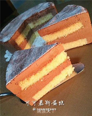 ＃ACA烘焙明星大赛＃可可慕斯蛋糕的做法步骤：14