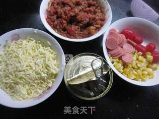 ##ACA烘焙明星大赛#金枪鱼玉米披萨的做法图解8