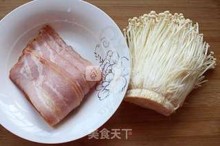 ##ACA烘焙明星大赛#——培根金针菇卷的做法图解2