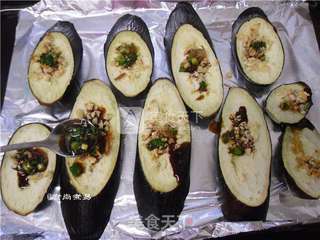 #ACA烘焙明星大赛#蒜蓉烤茄子的做法步骤:8