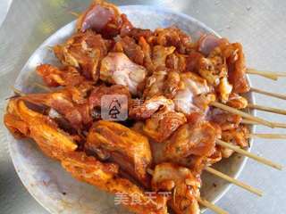 #ACA烘焙明星大赛#香草烤羊腩肉串的做法步骤:4