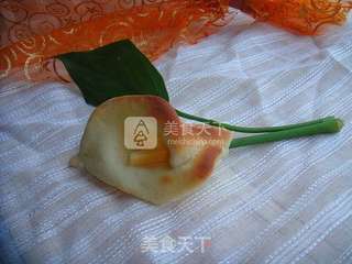 #ACA烘焙明星大赛#马蹄莲花包的做法步骤:11