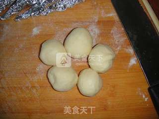 #ACA烘焙明星大赛#马蹄莲花包的做法步骤:5