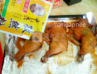 #ACA烘焙明星大赛#秘制烤大鸡腿的做法步骤：10