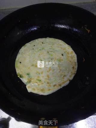 鸡蛋灌饼的做法步骤:10