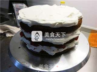 #ACA烘焙明星大赛#鲜果裸蛋糕的做法步骤:25