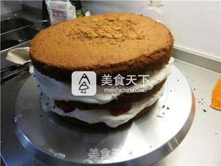 #ACA烘焙明星大赛#鲜果裸蛋糕的做法步骤:24