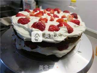 #ACA烘焙明星大赛#鲜果裸蛋糕的做法步骤:23
