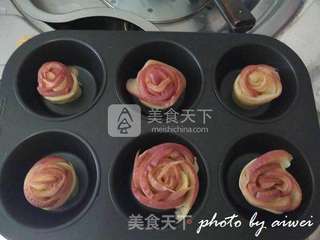 #ACA烘焙明星大赛#--苹果玫瑰花的做法步骤：8