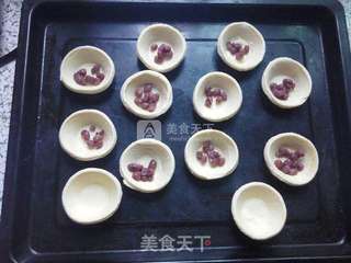 #ACA烘焙明星大赛#蜜红豆蛋挞的做法步骤:5