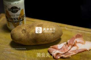黑松露拉风焗薯的做法步骤：1