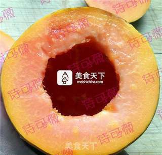 #ACA烘焙明星大赛#苹果味木瓜牛奶冻的做法步骤:2