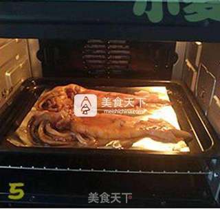 #ACA烘焙明星大赛#辣烤鱿鱼的做法步骤:5