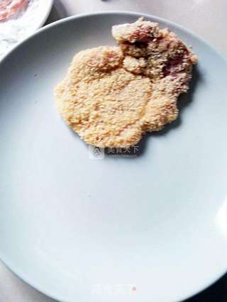 香酥猪排的做法步骤:8