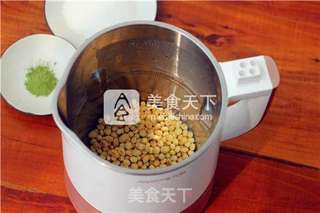 抹茶豆浆的做法步骤:3