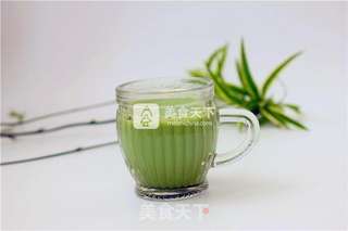 抹茶豆浆的做法步骤:12
