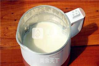 抹茶豆浆的做法步骤:6