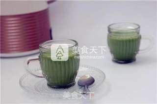 抹茶豆浆的做法步骤:10