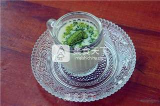 抹茶豆浆的做法步骤:9