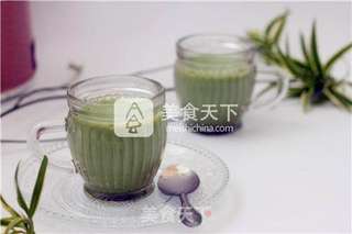 抹茶豆浆的做法步骤:11