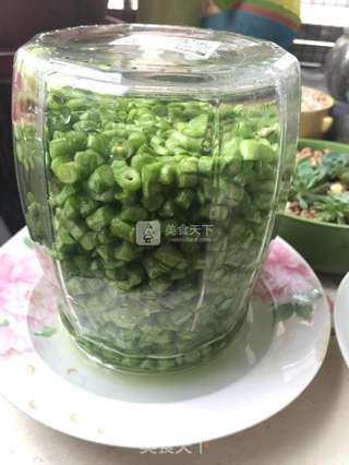 自制酸豆角的做法步骤:10