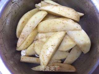#ACA烘焙明星大赛#烤薯角的做法步骤：4
