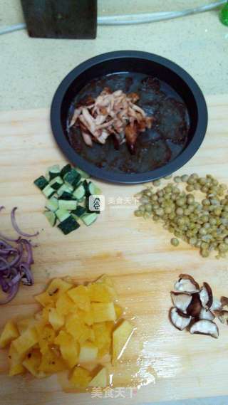 菠萝鸡肉意面的做法步骤:5