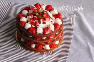 #ACA烘焙明星大赛#巧克力草莓蛋糕的做法步骤:9
